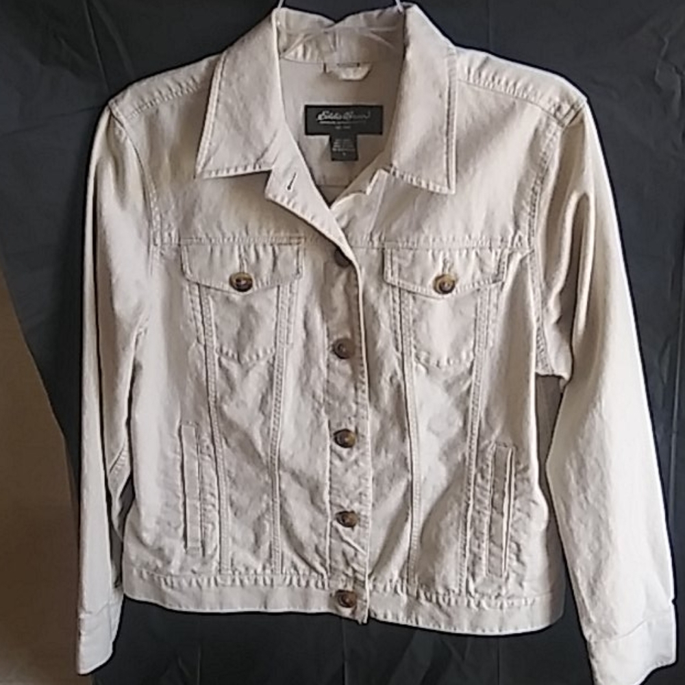 Eddie Bauer kaki Jean Jacket